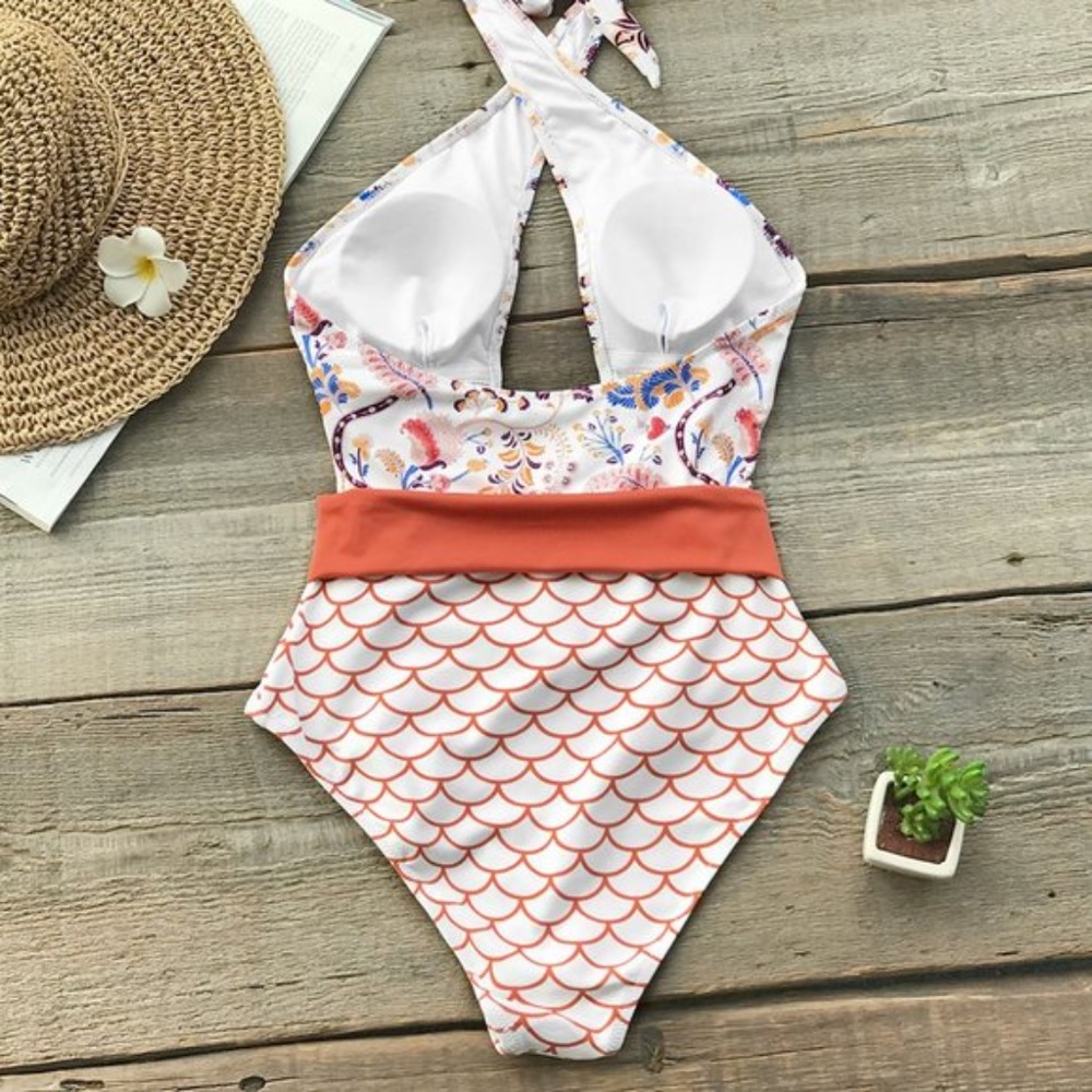 GINGER Halter Neck Monokini - Picture 2 of 2